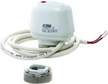 Elektrická hlavice ICMA NC - bez proudu otevřeno 230V nebo 24V - Hlavice s dvoužilovým připojením, funkce on/off.